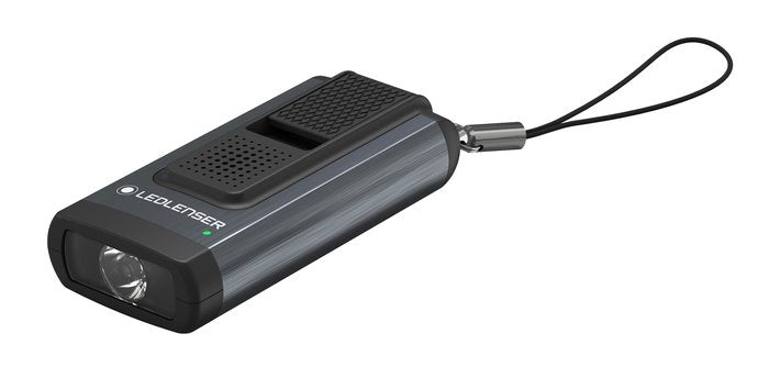 Ledlenser K6R Safety Schlüsselbundleuchte: Kompakt, 400 Lumen, USB-A aufladbar, mit Alarm