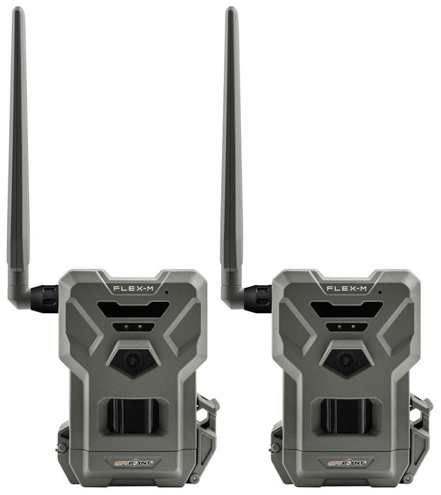 Spypoint Flex-M 2er-Set Wildkamera: 28 MP, 4G/LTE, Schnelle Auslösung, IP65