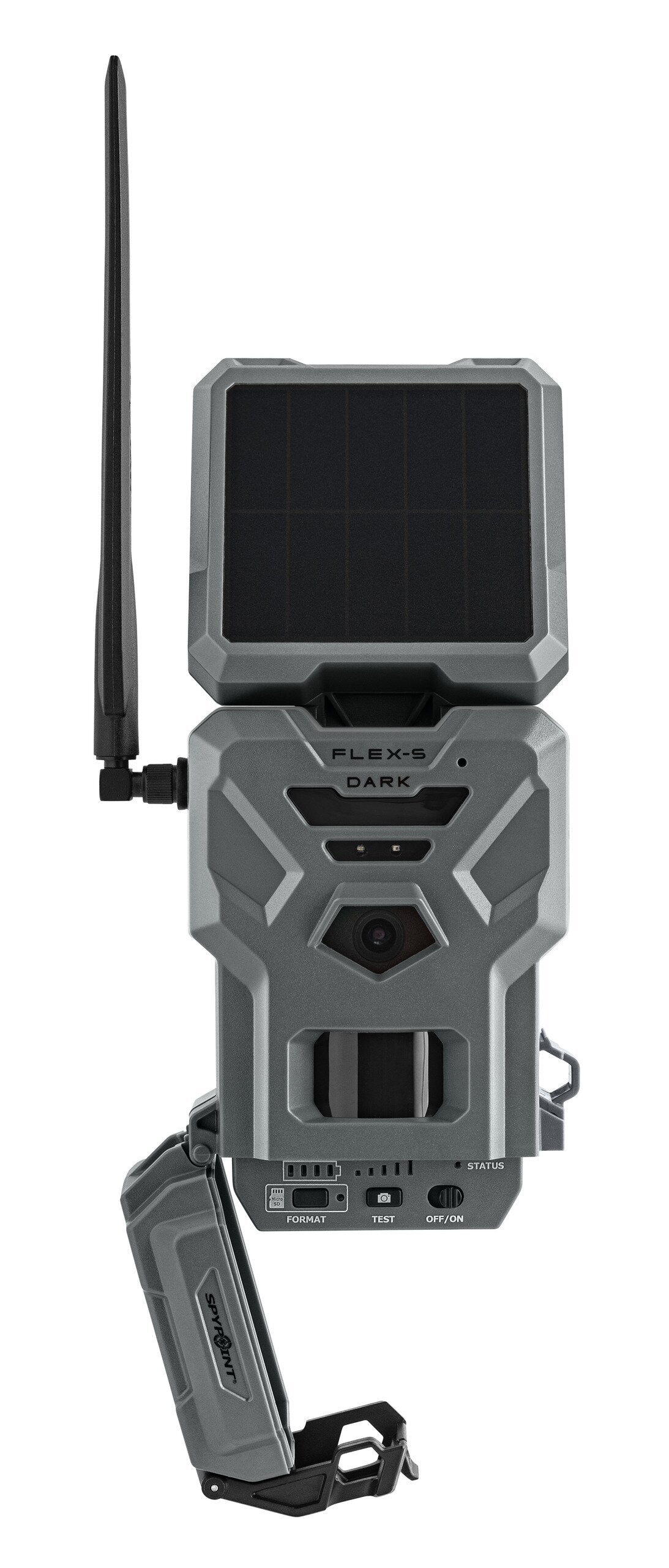 Spypoint Flex-S Dark Wildkamera mit Solar, LTE, 40MP & App-Steuerung für Jagd