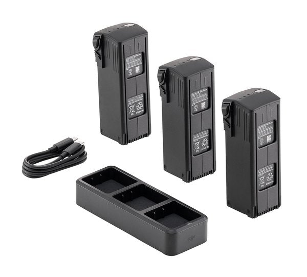 DJI Mavic 3 Akku-Set mit 3 intelligenten Flugakkus und 100W Ladestation