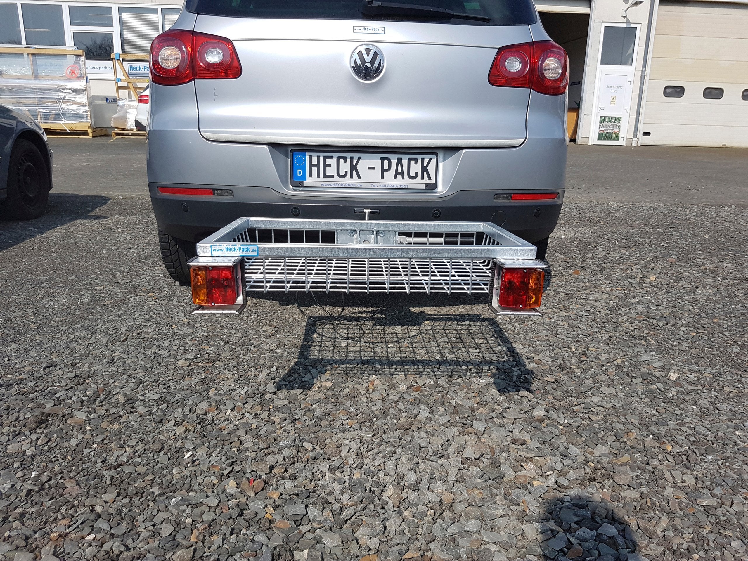 Heck-Pack Heckträger Premium: Robuster, Feuerverzinkter Wildträger für Anhängerkupplung