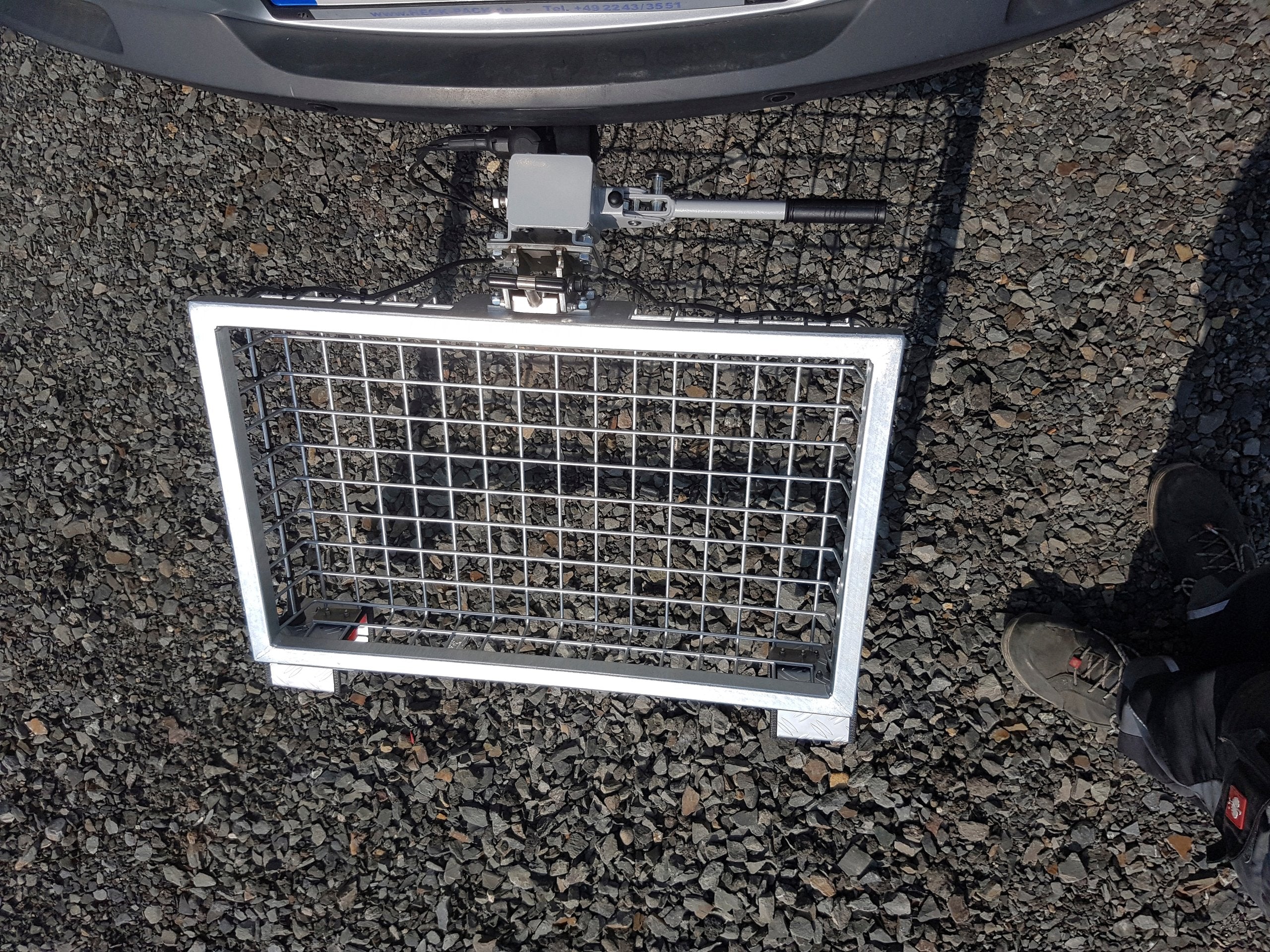 Heck-Pack Heckträger Premium: Robuster, Feuerverzinkter Wildträger für Anhängerkupplung