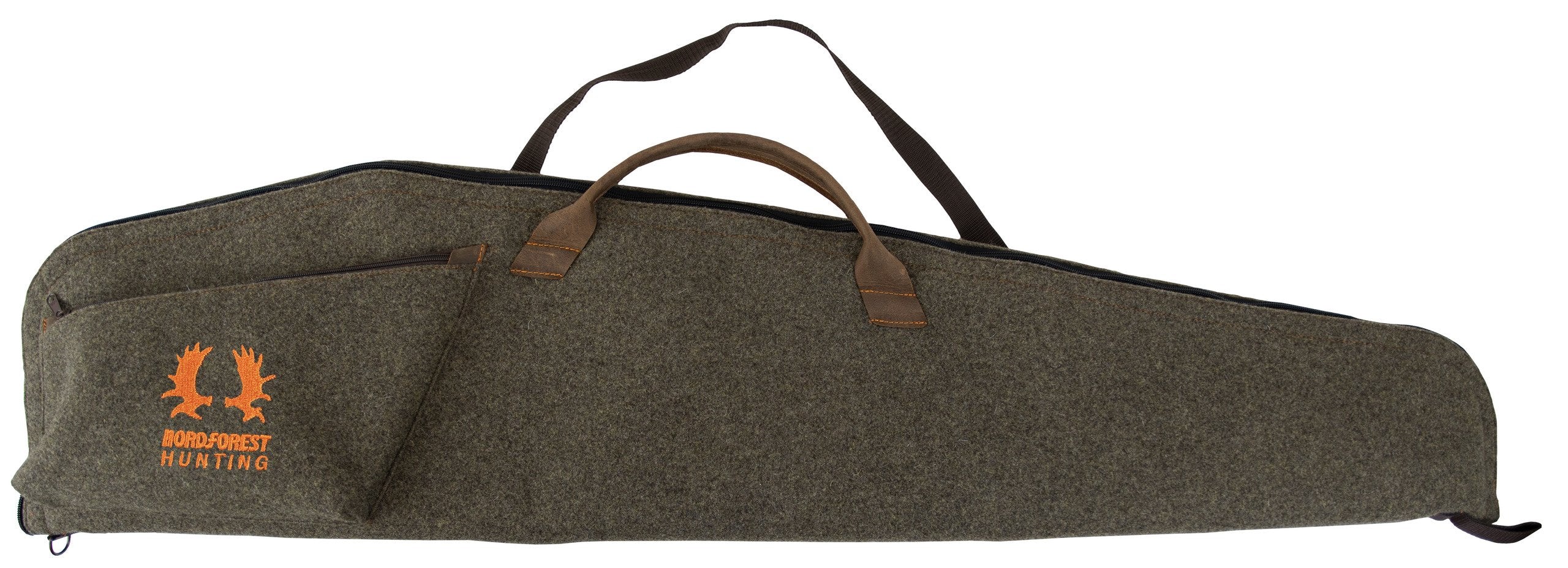 Nordforest Hunting Premium Wollfilz Gewehrfutteral für Büchsen und Flinten mit Optik
