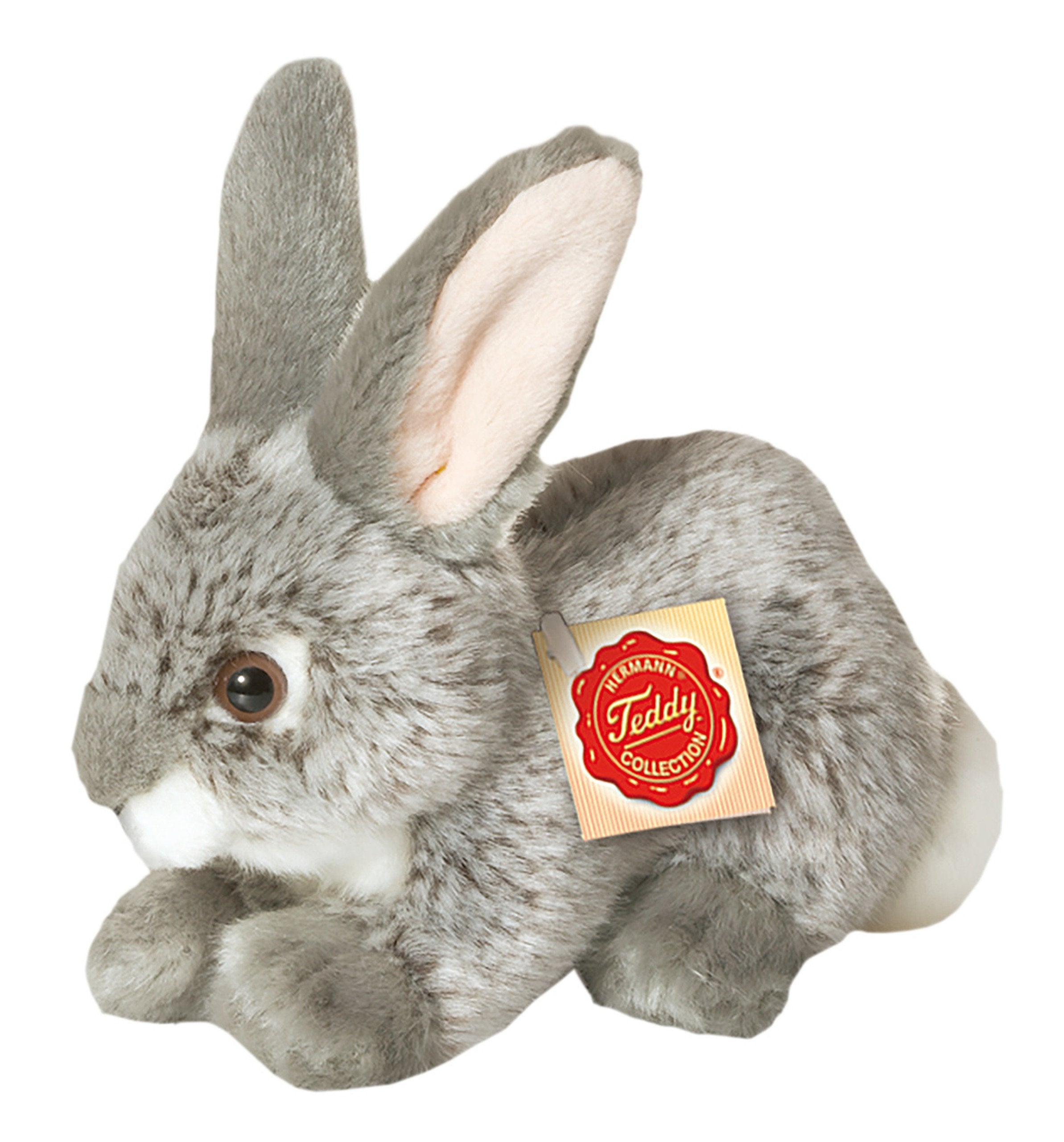 Flauschiger Teddy Hermann Plüsch-Hase, superweich, nachhaltig, waschbar für Kinder