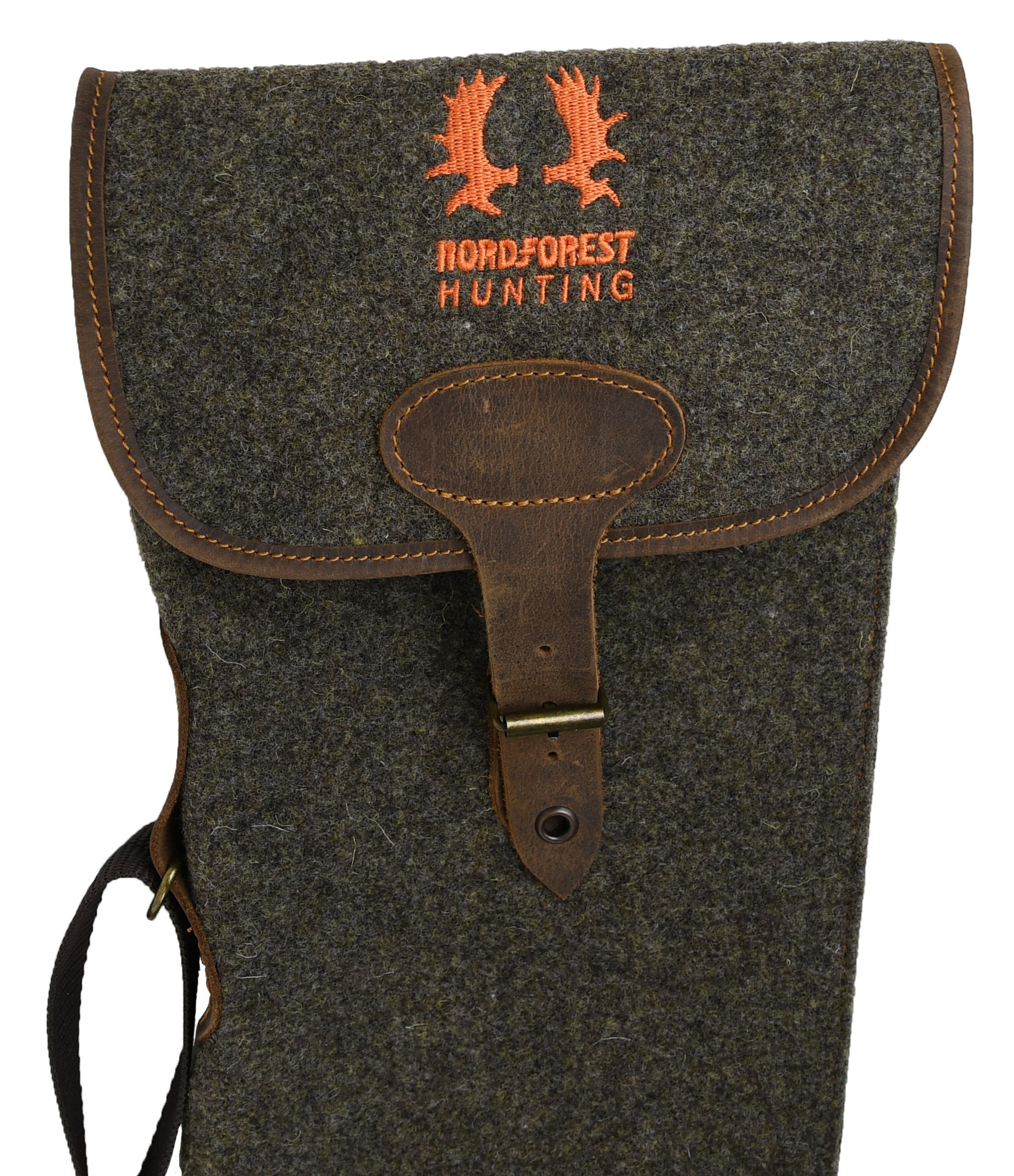 Nordforest Hunting Leichtes Wollfilz Flintenfutteral – Sicherer, Geräuscharmer Gewehrschutz mit Tragegurt