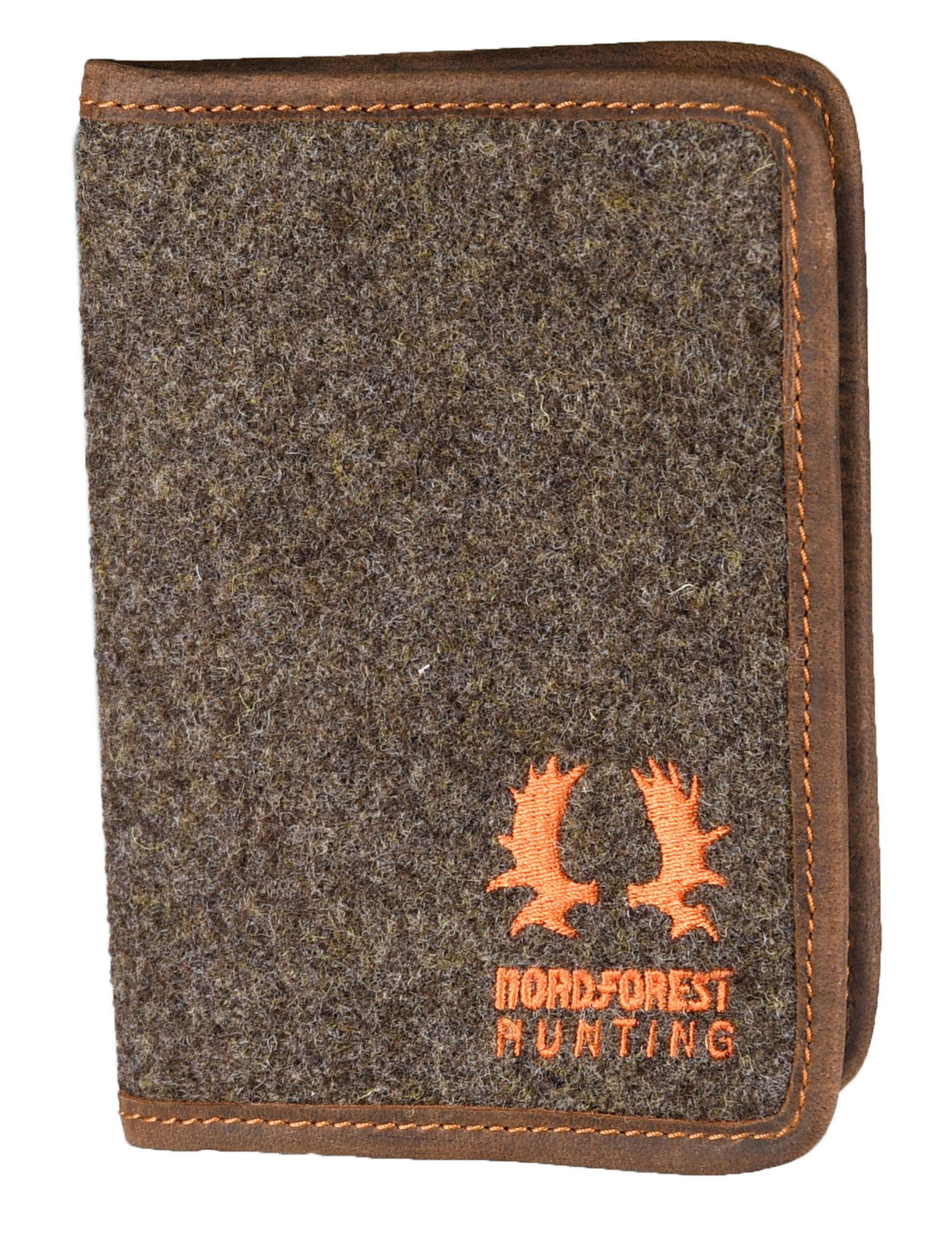 Nordforest Hunting Premium Wollfilz Jagdscheinetui: Geräuschlos, Robust, Kartenfächer, Stilvoll