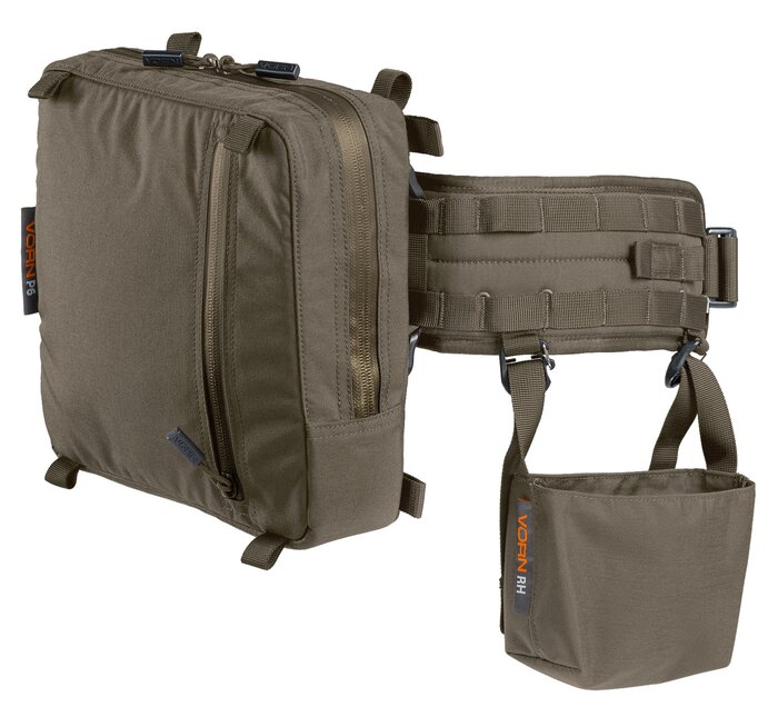 Vorn DLS Setup 3 Komfortables Jagd Tragesystem mit Waffenhalter & Tasche P6