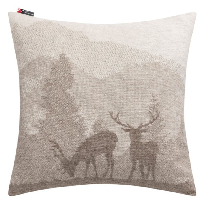 Hochwertige David Fussenegger Silvretta Kissenhülle Hirschmotiv Gemütliches Zuhause