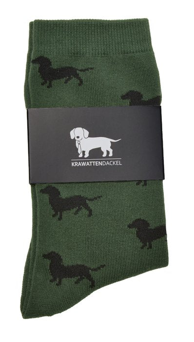 Krawattendackel Lustige Dackel Motiv Socken für Herren & Damen, Bequem & Stilvoll