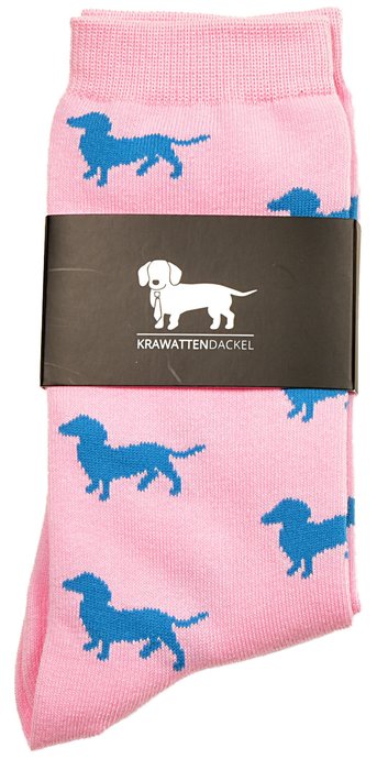 Krawattendackel Lustige Dackel Motiv Socken für Herren & Damen, Bequem & Stilvoll