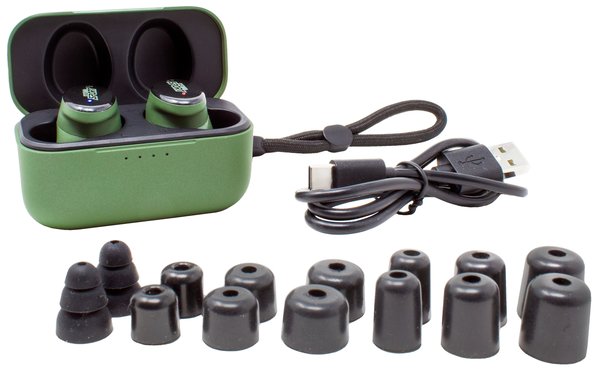 Isotunes Sport Caliber Aktiver Bluetooth Gehörschutz Stöpsel für Jagd Schießsport IP67