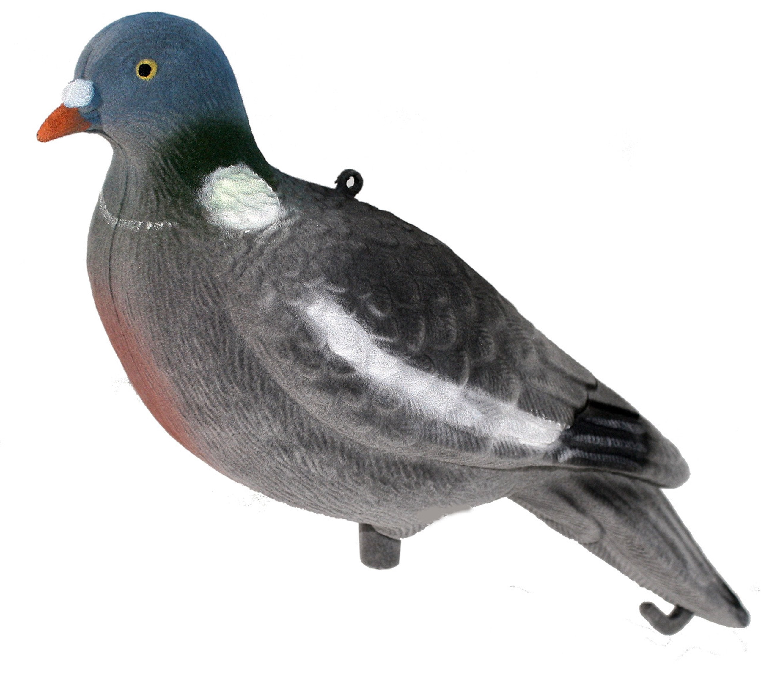 Realistischer Beflockter Tauben Lockvogel – Reflexionsfrei für Erfolgreiche Jagd