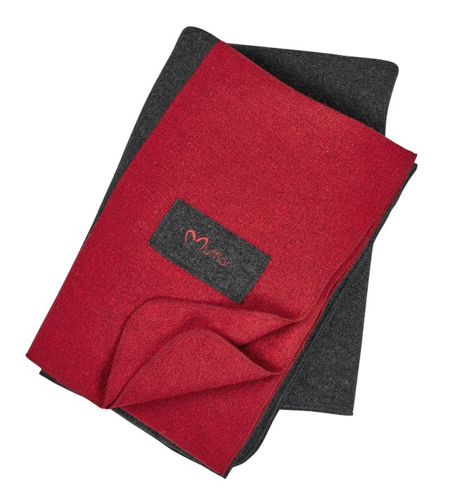 Mufflon Premium Merinowolle Wolldecke, wärmend, strapazierfähig, stilvoll für Sofa & Outdoor, 140x200 cm