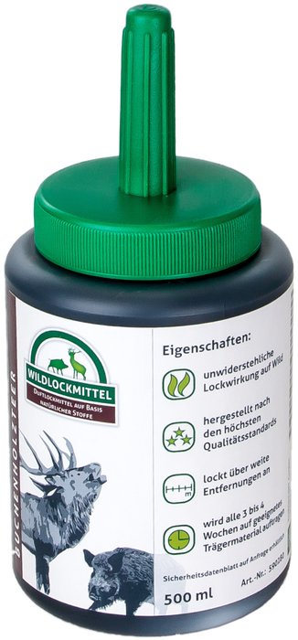 Nordforest Hunting Buchenholzteer: Starkes Wildlockmittel mit Pinsel für Rot- und Schwarzwild