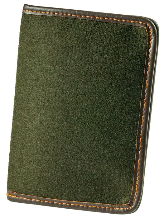 Praktische Grüne Nadelfilz Jagdscheintasche für Jäger: Robuste Dokumentenaufbewahrung 17x12cm