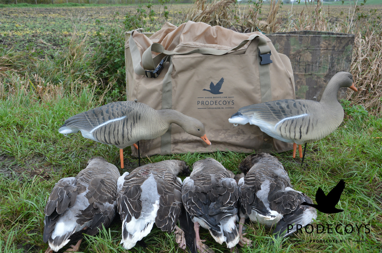 Prodecoys 12-Slot Vollkörper Gänselockvogel Tragetasche – Optimaler Schutz für 12 Lockvögel