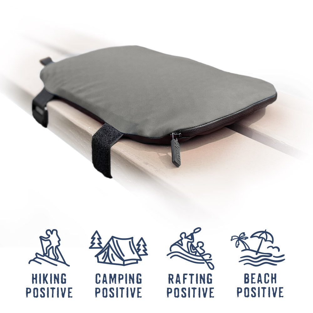 Seven Oaks Kanzelheizung Kamper Sitzkissen Grau Bundle