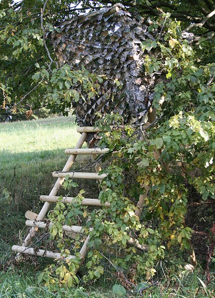 Eurohunt Geräuscharmes Blätter-Tarnnetz aus Polyester für Jagd & Beobachtung 1,5x3m