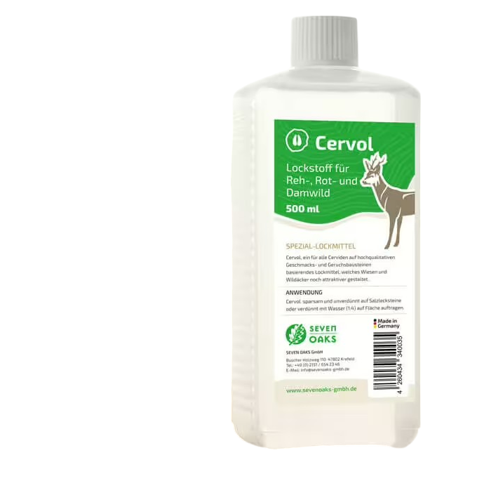 Cervol Spezial Lockmittel für Reh-, Rot- und Damwild 500ml Flasche