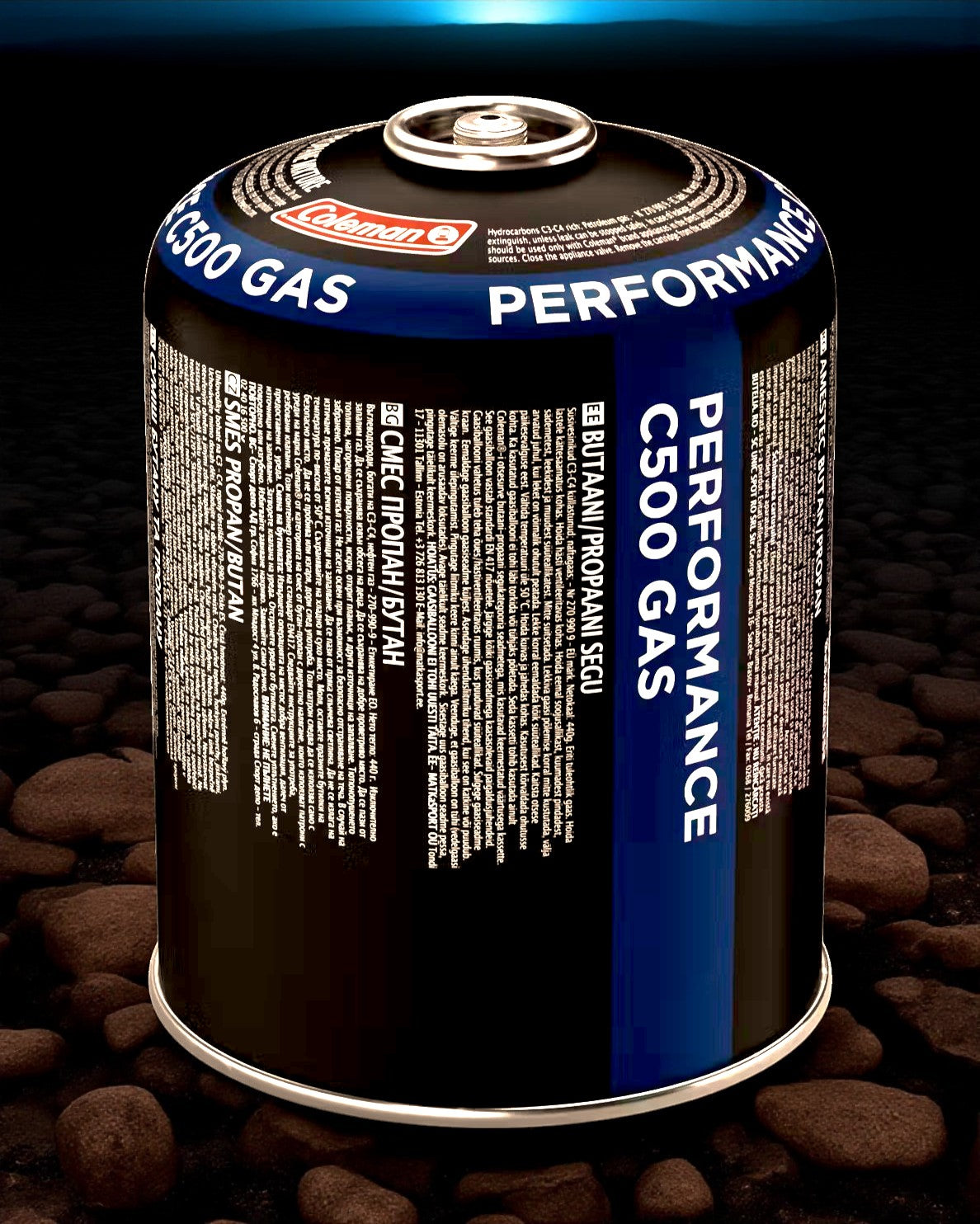 Coleman C500 Performance Gaskartusche 440g - Effizient für Kälte, Outdoor Kocher & Heizungen