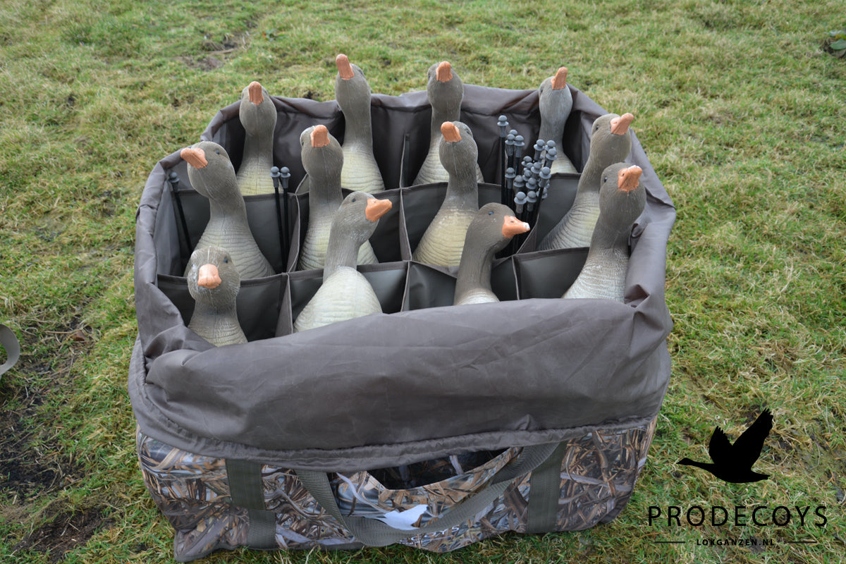 Prodecoys 12-Slot Vollkörper Gänselockvogel Tragetasche – Optimaler Schutz für 12 Lockvögel