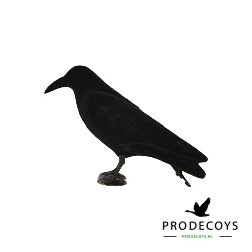 12 Beflockte Lockkrähen Vollkörper – Realistische Krähenattrappen für erfolgreiche Jagd