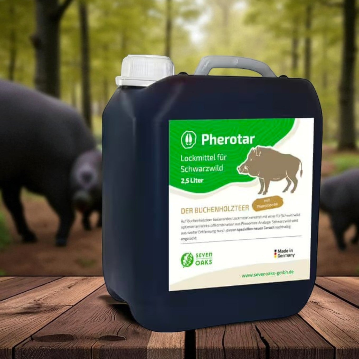 Pherotar Buchenholzteer mit Pheromonen 2,5 L – Starke Schwarzwild-Lockwirkung