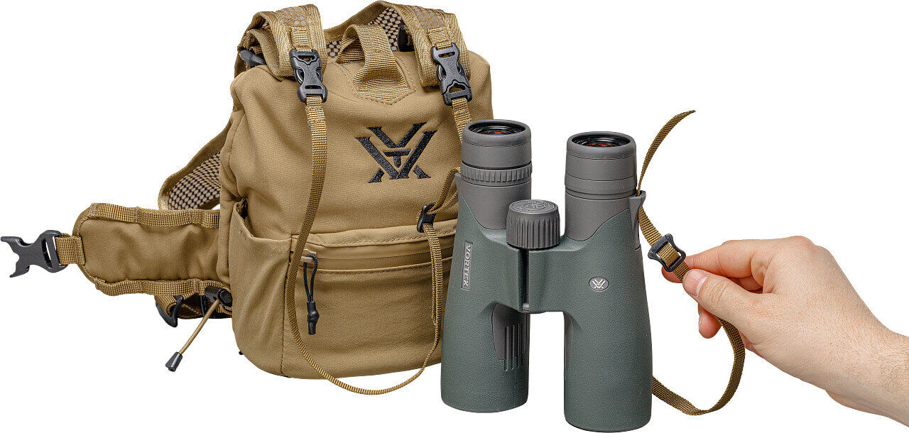 Vortex GlassPak Pro Fernglastasche: Robuster, Anpassbarer Tragekomfort für Deine Optik