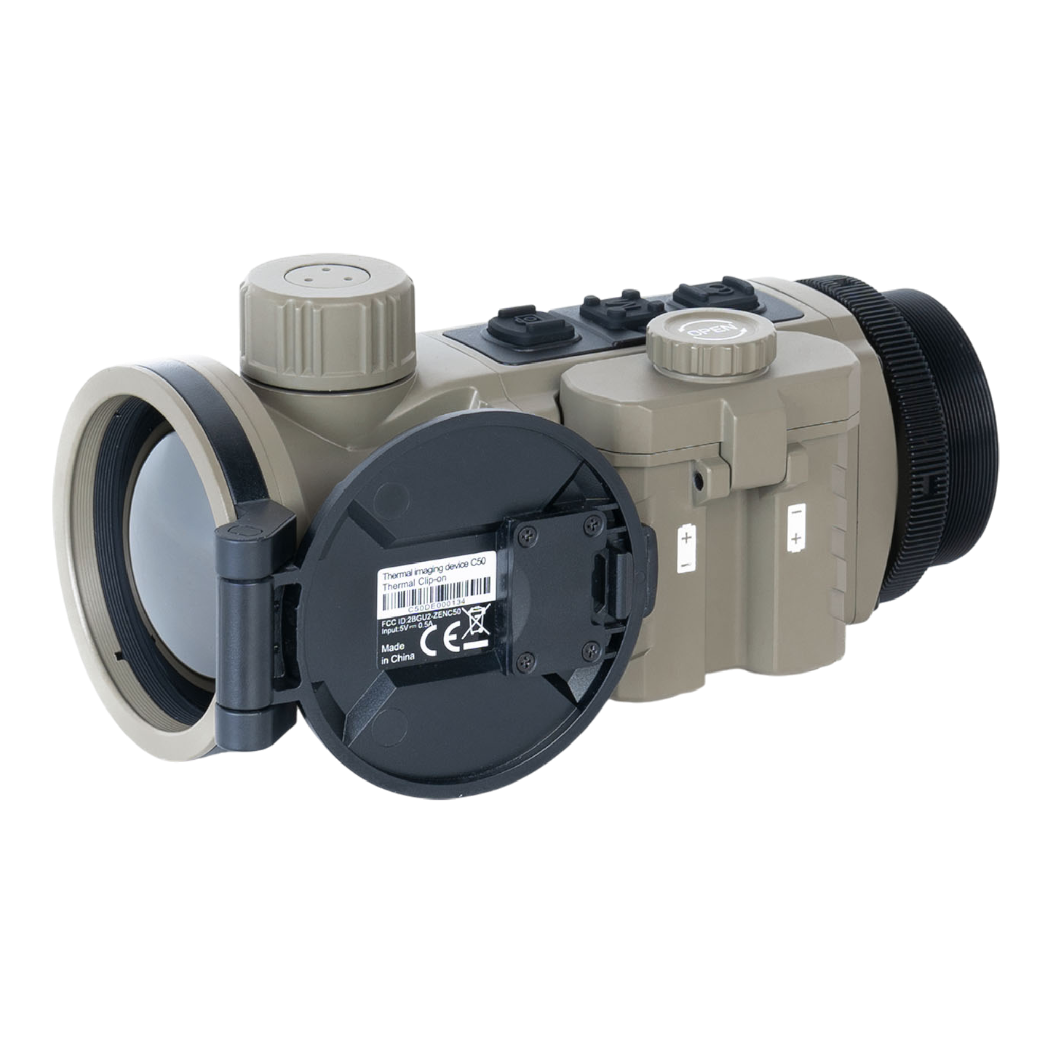 ZENTRON ZEN C50 TAN Wärmebild-Vorsatzgerät für Nachtjagd mit 640x512 Sensor