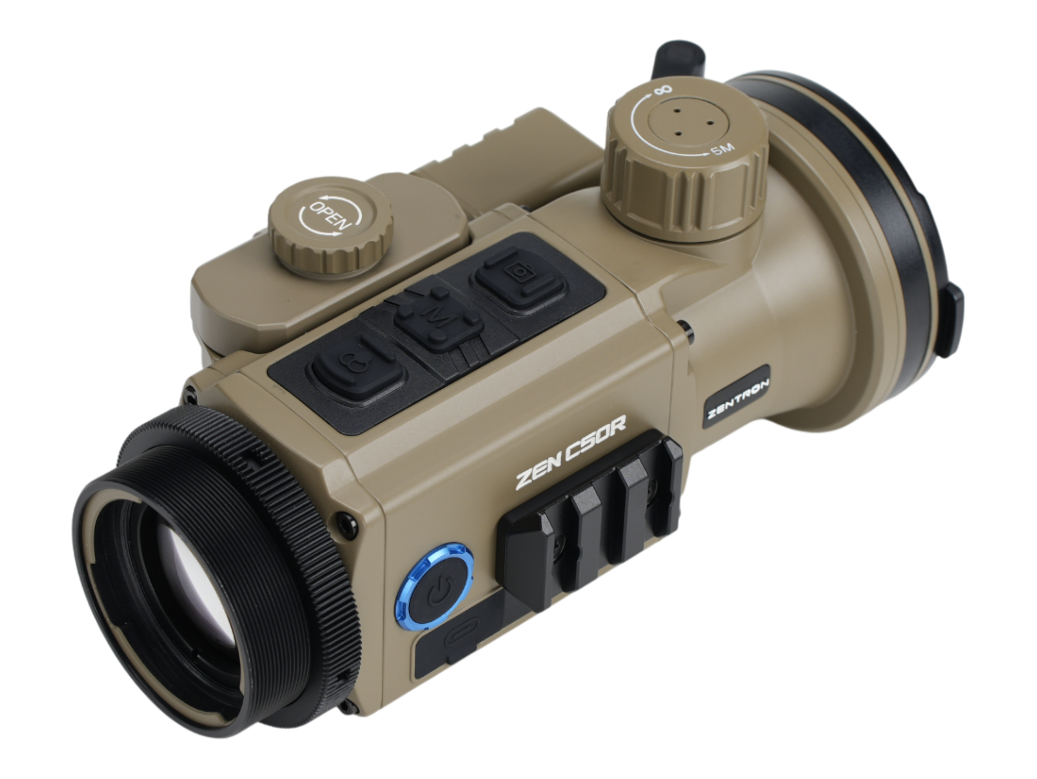ZENTRON C50R TAN Hochleistungs-Wärmebild-Vorsatzgerät mit Präzisions-Laser-Entfernungsmesser